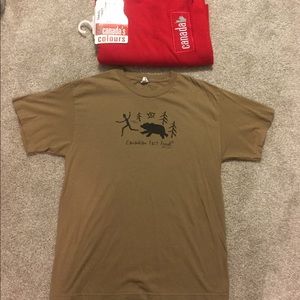 Canadian Graphic Tee Humor Shirt and NWT Travel Blanket